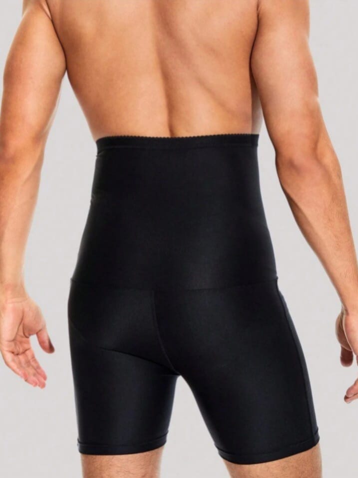 Men's High-Waist Compression Shapewear Shorts – Waist Trainer Body Shaper Underwear
